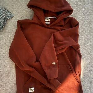 Men's Rust Hooded Sweatshirt